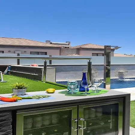 Villa Meloneras Deluxe Luxury Retreat In Gran Canaria Private Heated Pool Garden Terrace Bbq Fitness Walking Distance Of Meloneras,