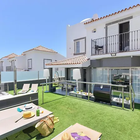 Meloneras Deluxe Luxury Retreat In Gran Canaria Private Heated Pool Garden Terrace Bbq Fitness Walking Distance Of Meloneras, * Las Palmas / Gran Canaria